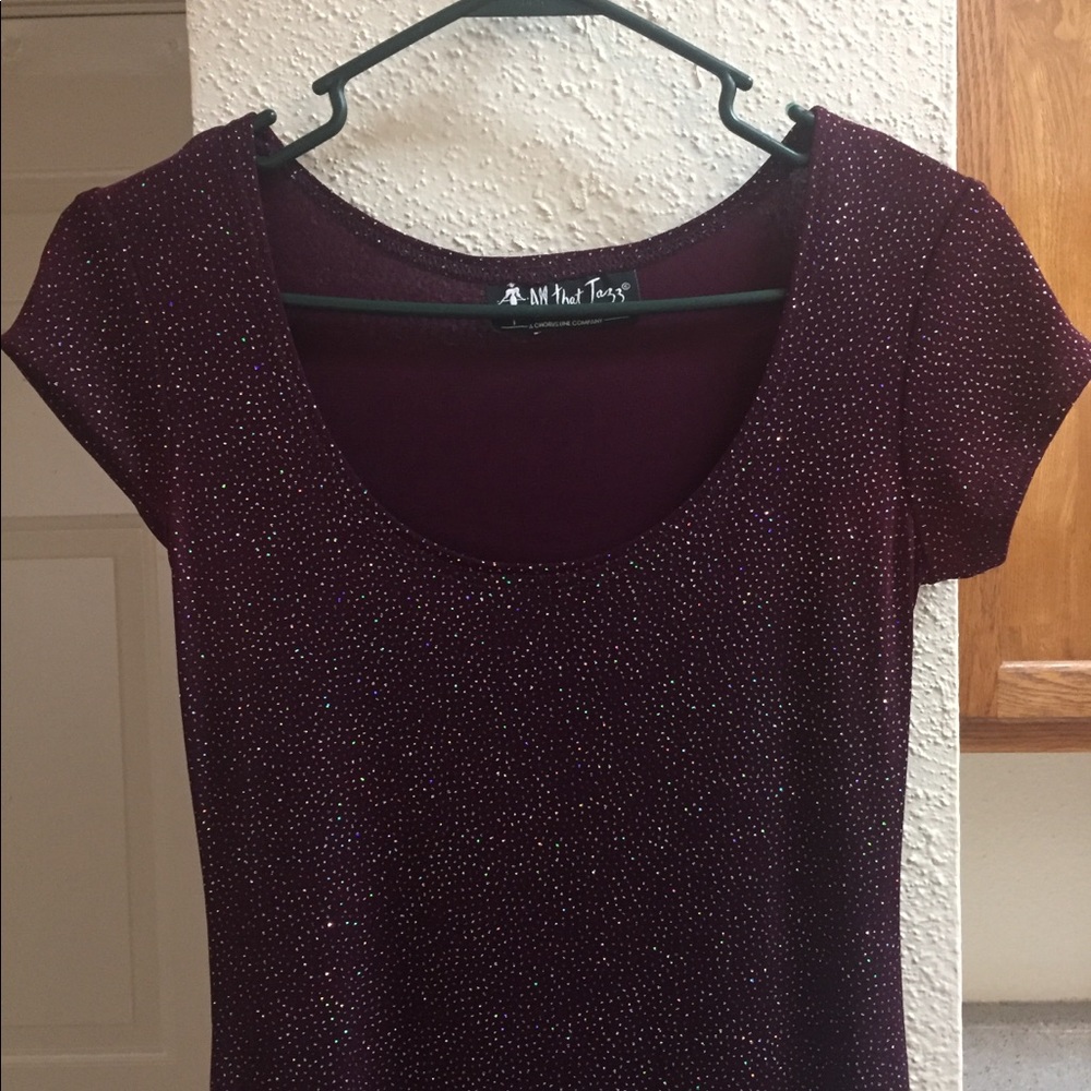 All that Jazz Wine Red Sparkling DressS:S